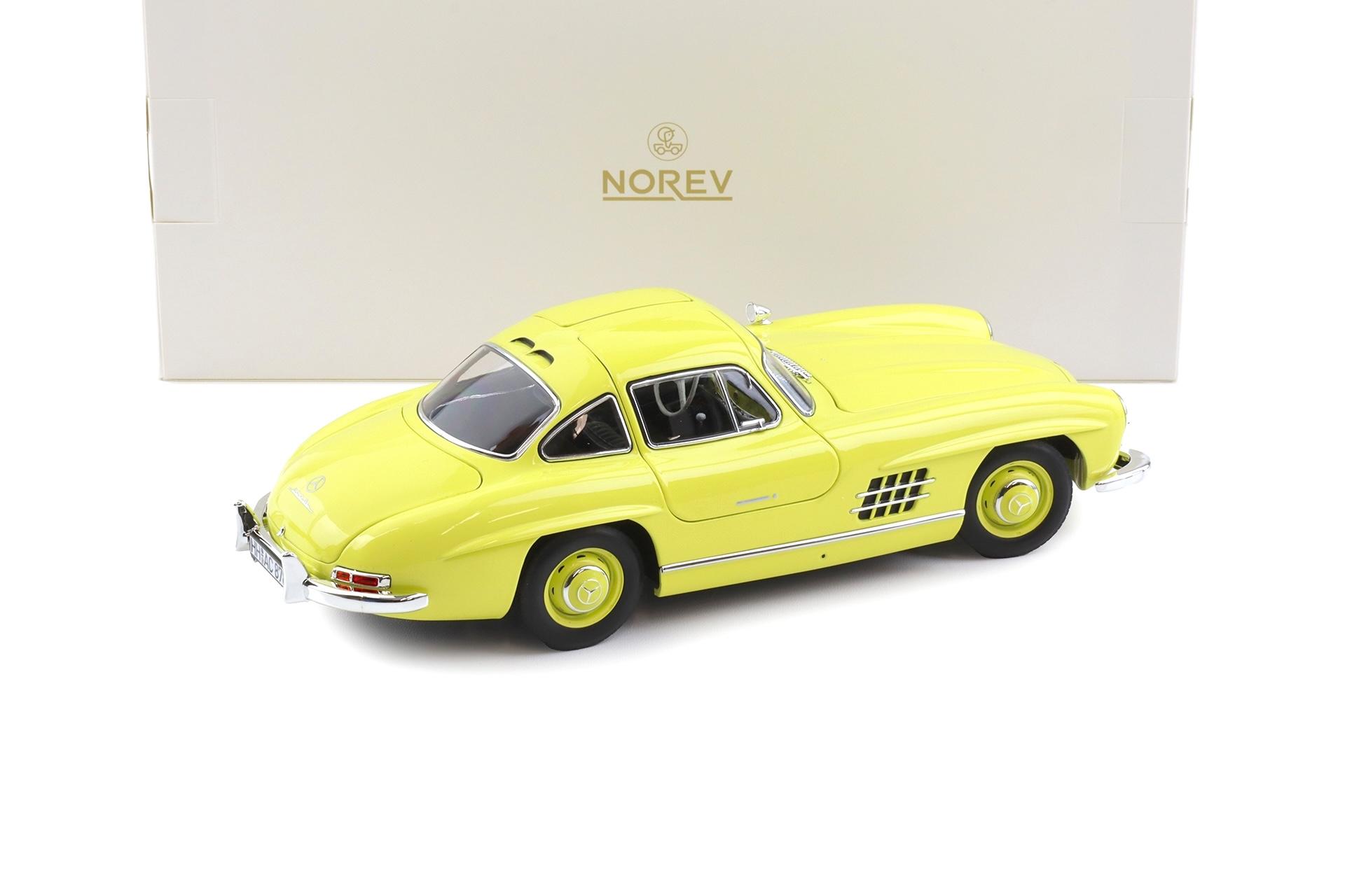 1:18 Norev Mercedes 300 SL Flügeltürer Gullwing 1954 Fantasy yellow - Limited 200 pcs.