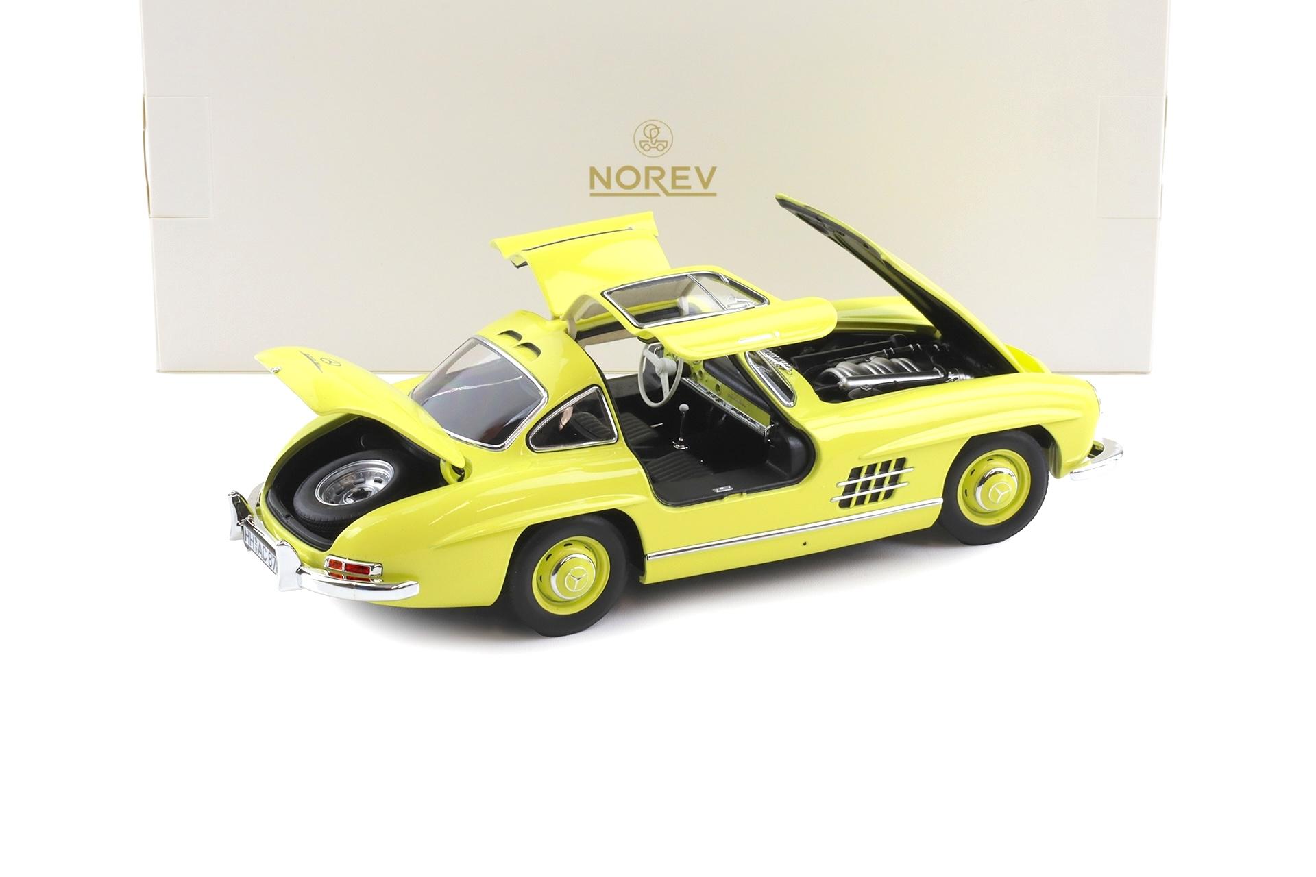 1:18 Norev Mercedes 300 SL Flügeltürer Gullwing 1954 Fantasy yellow - Limited 200 pcs.