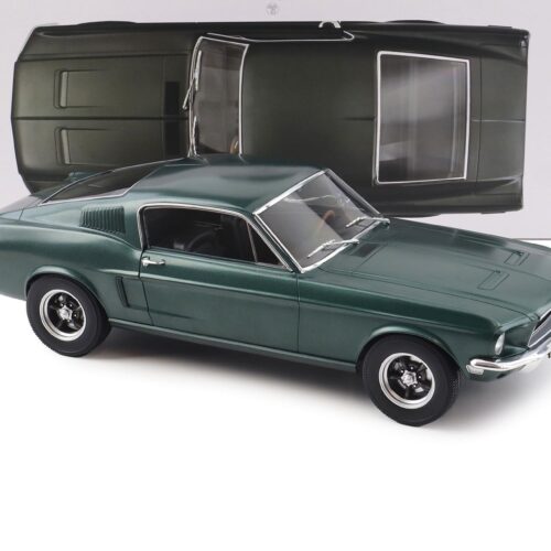 1:12 Norev Ford Mustang Fastback Coupe 1968 Satin green metallic BULLITT