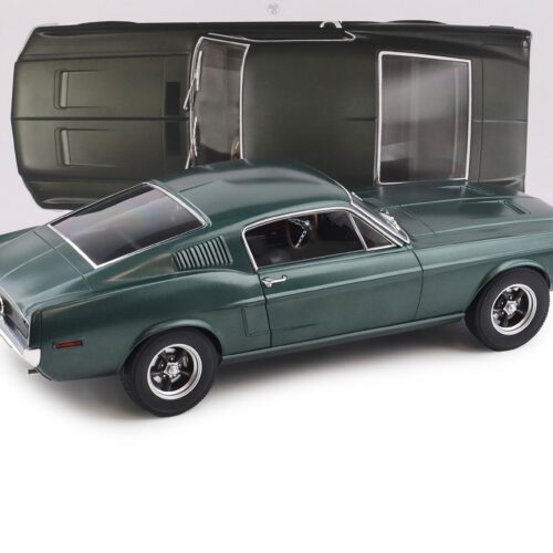 1:12 Norev Ford Mustang Fastback Coupe 1968 Satin green metallic BULLITT