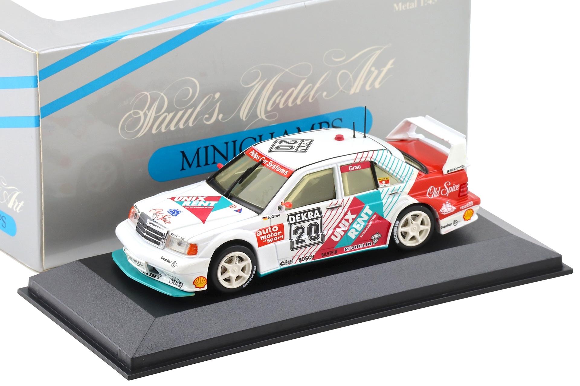 1:43 Minichamps Mercedes 190E EVO 2 DTM 1993 S.Grau #20
