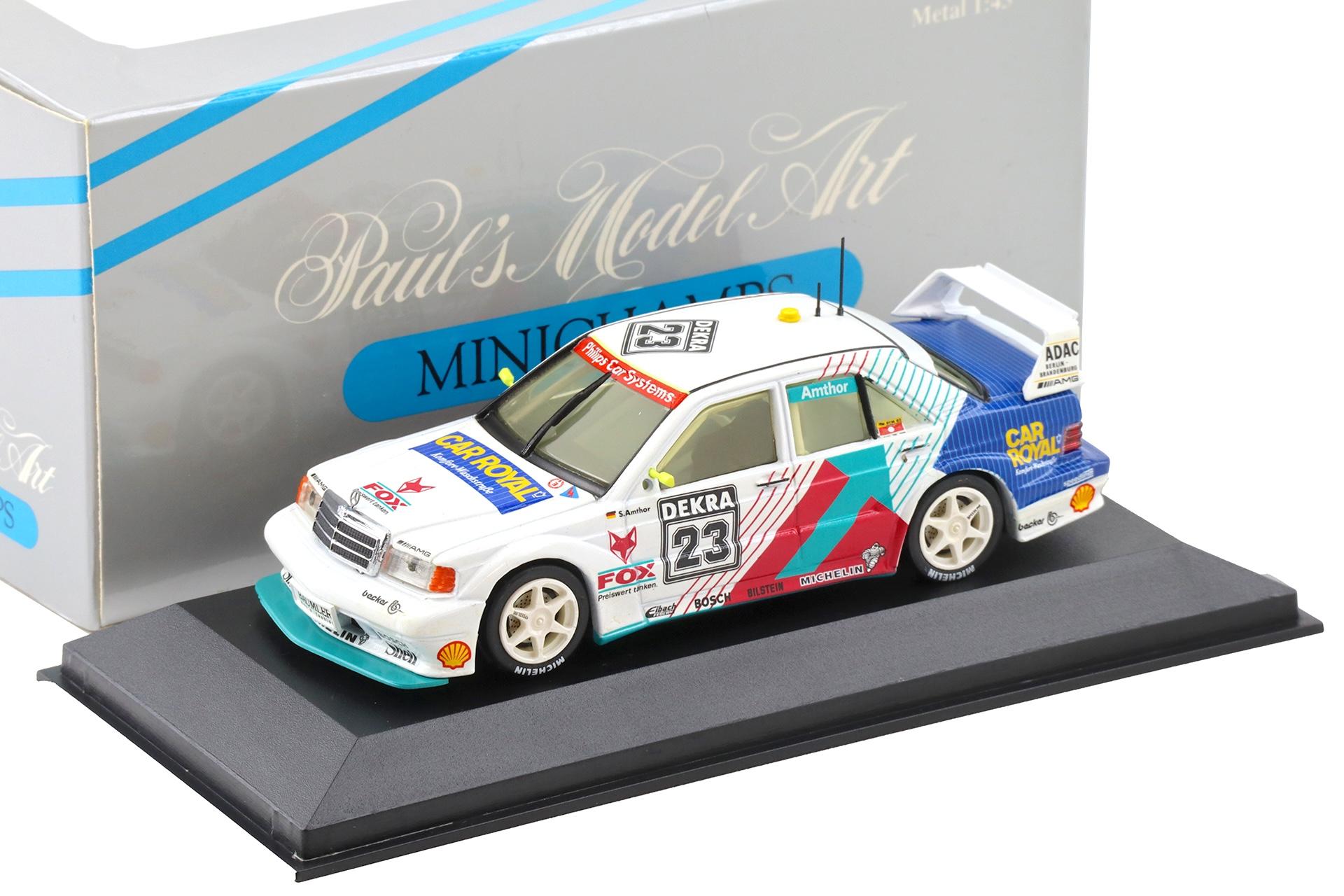 1:43 Minichamps Mercedes 190E EVO 2 DTM 1993 S.Amthor #23