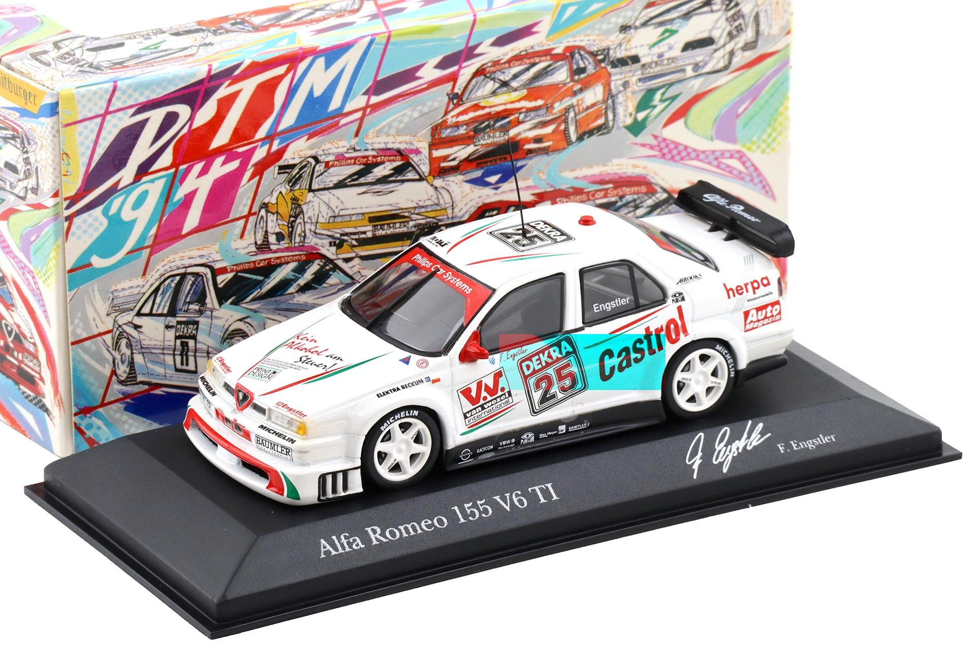 1:43 Minichamps Alfa Romeo 155 V6 TI DTM 1994 Team Engstler #25 F.Engstler