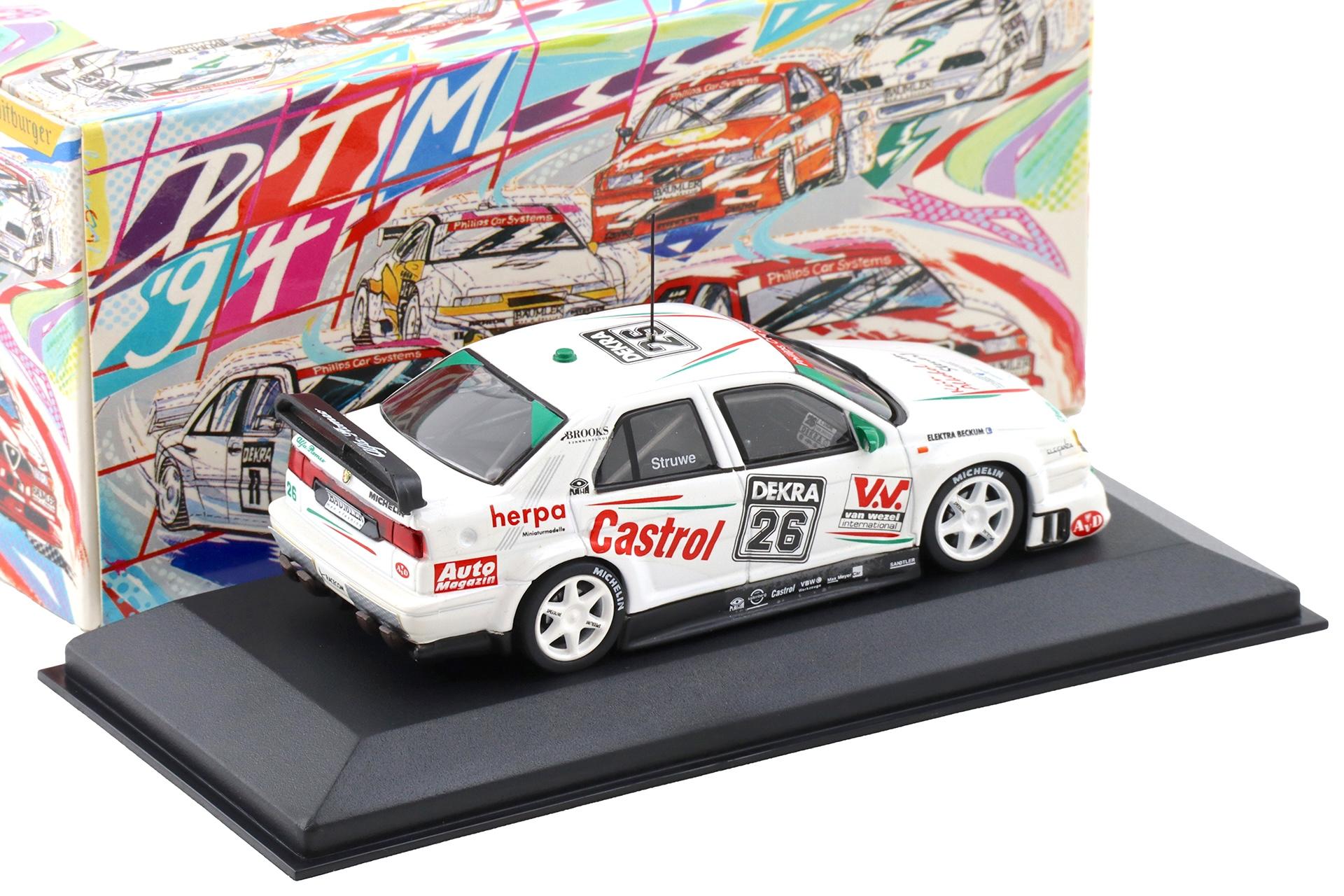 1:43 Minichamps Alfa Romeo 155 V6 TI DTM 1994 Team Engstler #26 C.Struwe