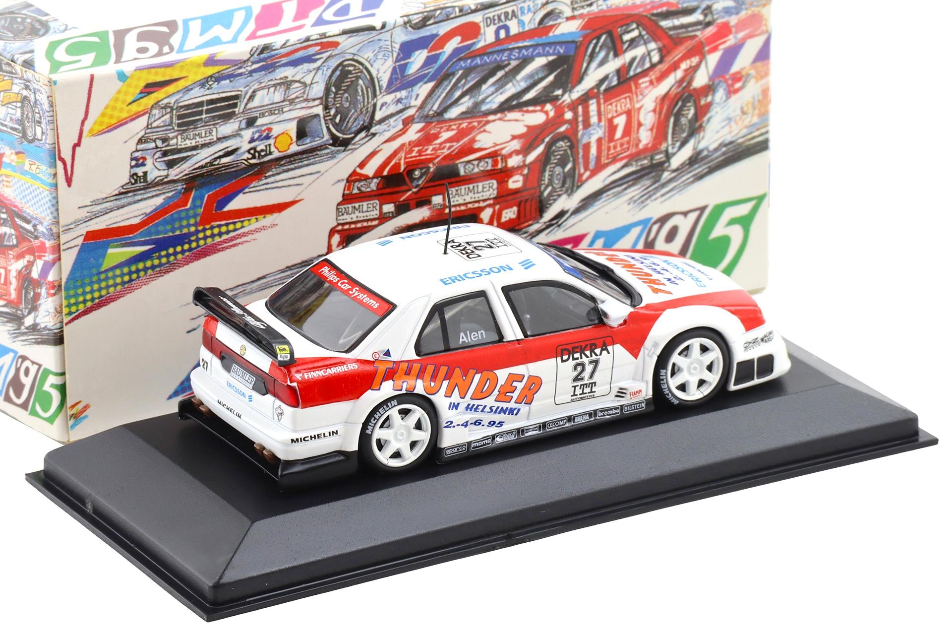 1:43 Minichamps Alfa Romeo 155 V6 TI DTM 1995 Presentation #27 M.Alen