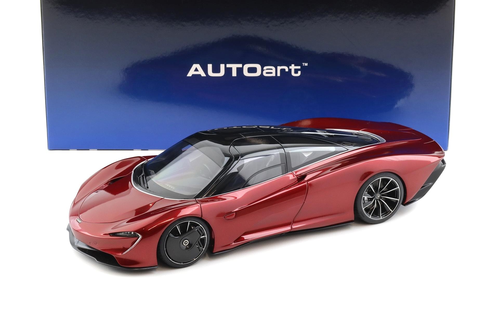 1:18 AUTOart McLaren Speedtail 2020 Volcano red metallic 76087