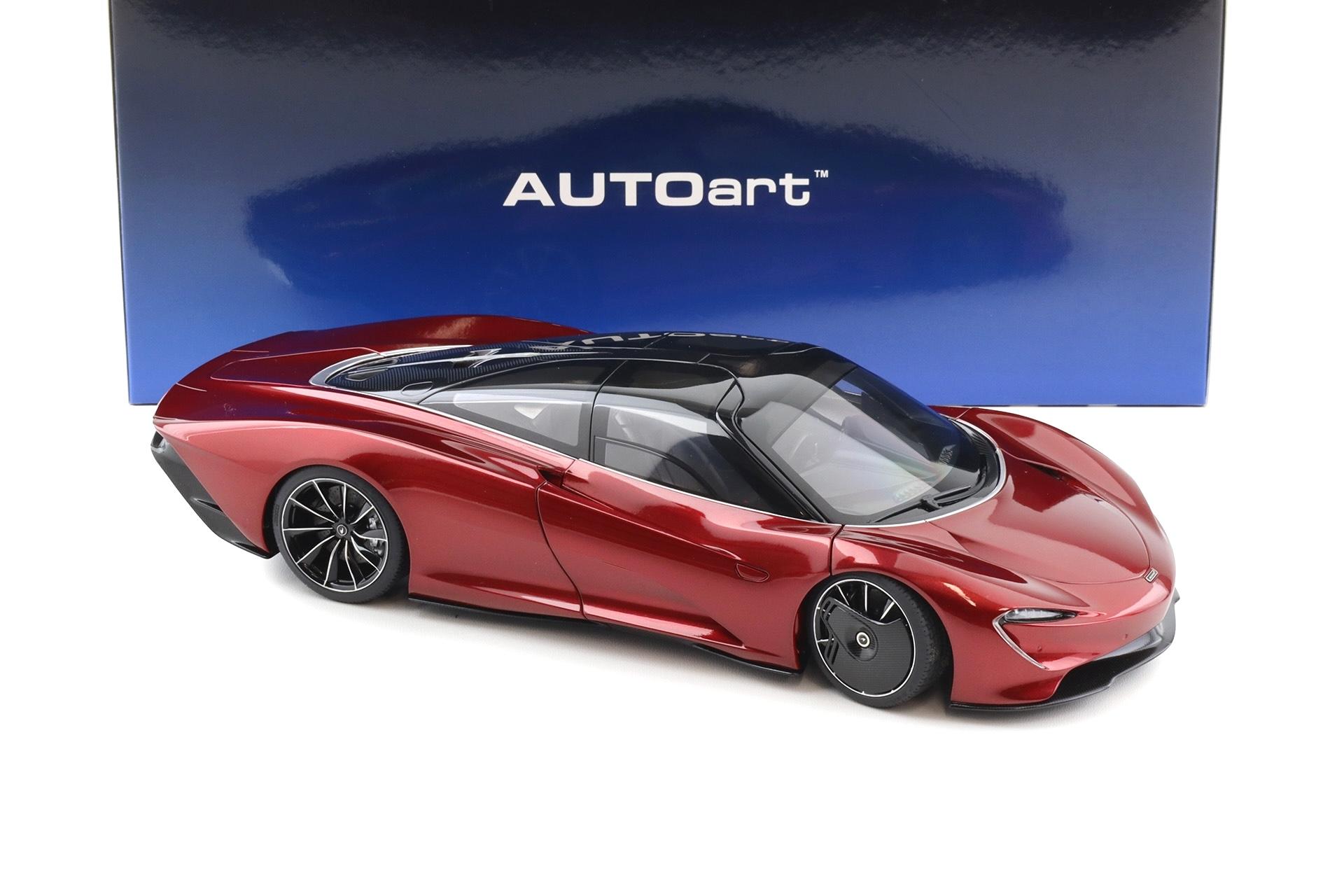 1:18 AUTOart McLaren Speedtail 2020 Volcano red metallic 76087