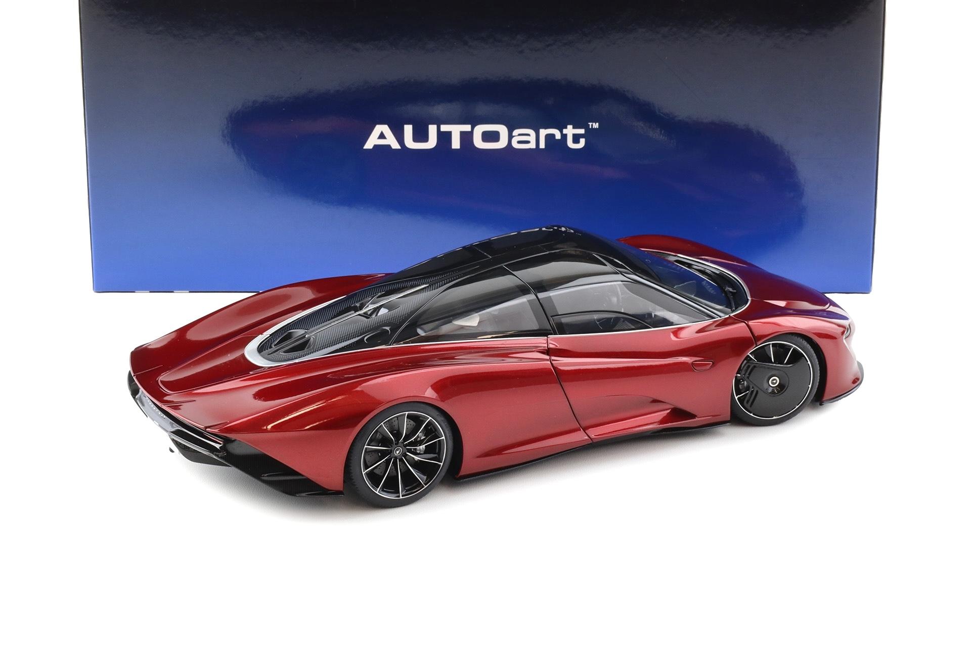 1:18 AUTOart McLaren Speedtail 2020 Volcano red metallic 76087