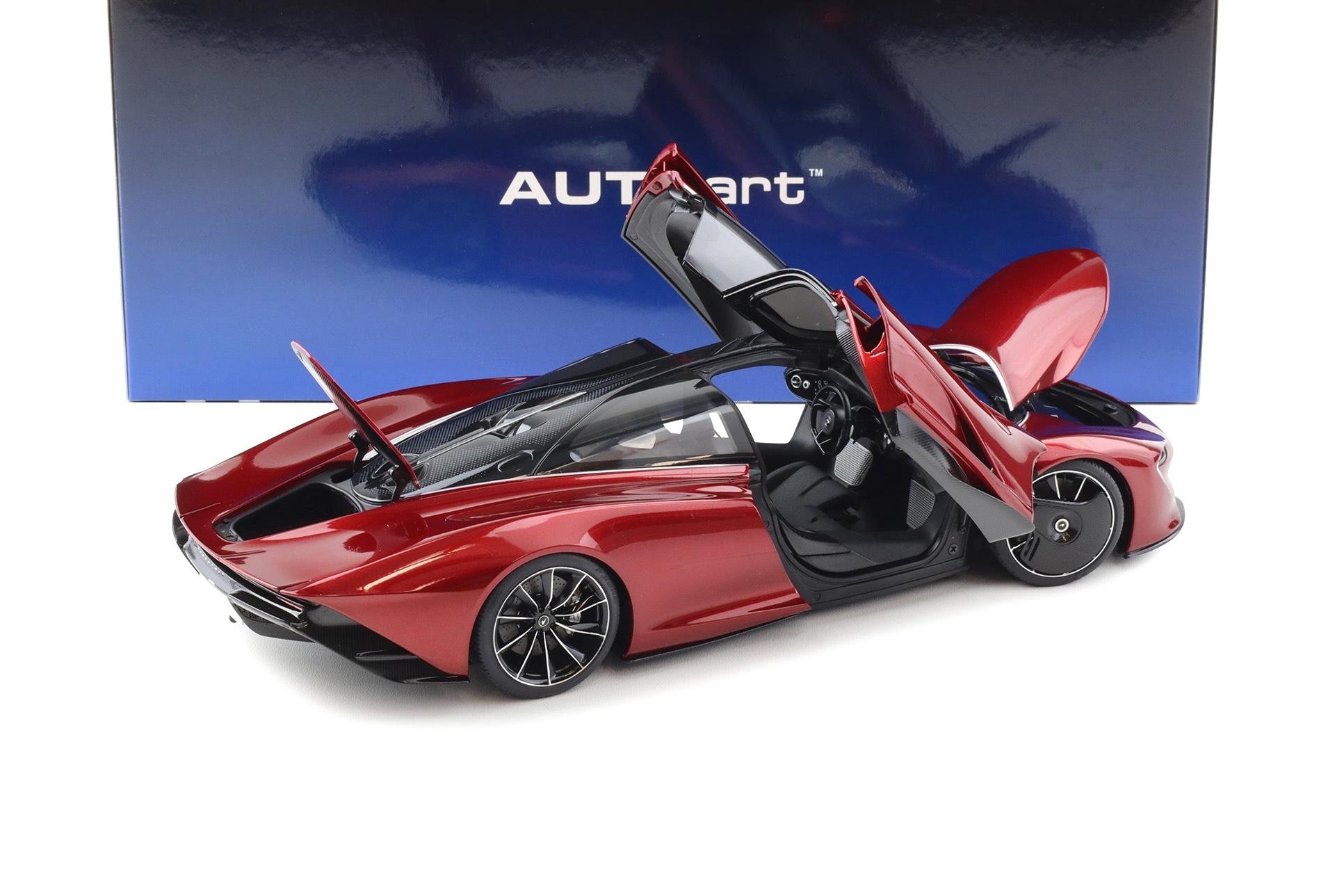 1:18 AUTOart McLaren Speedtail 2020 Volcano red metallic 76087