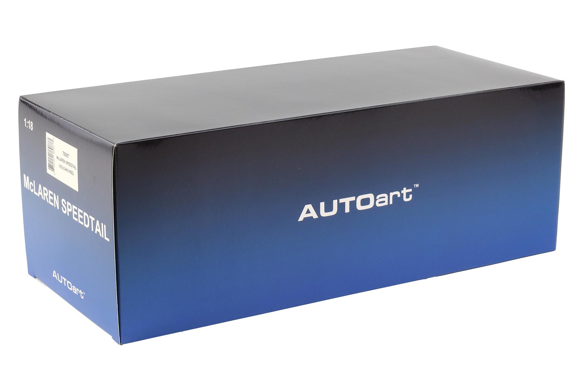 1:18 AUTOart McLaren Speedtail 2020 Volcano red metallic 76087
