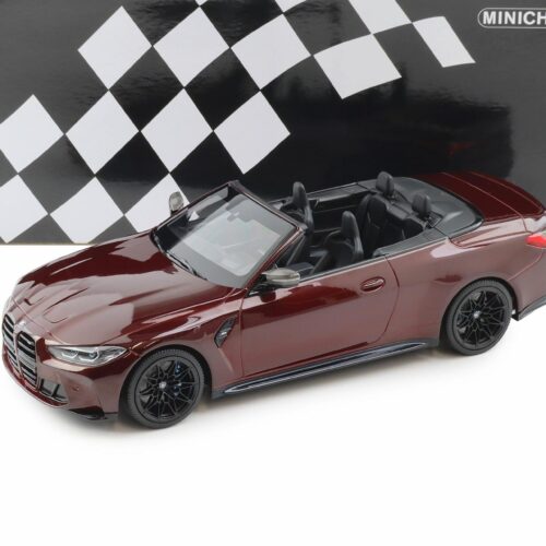 1:18 Minichamps BMW M4 Convertible (G83) metallic dark red 2020