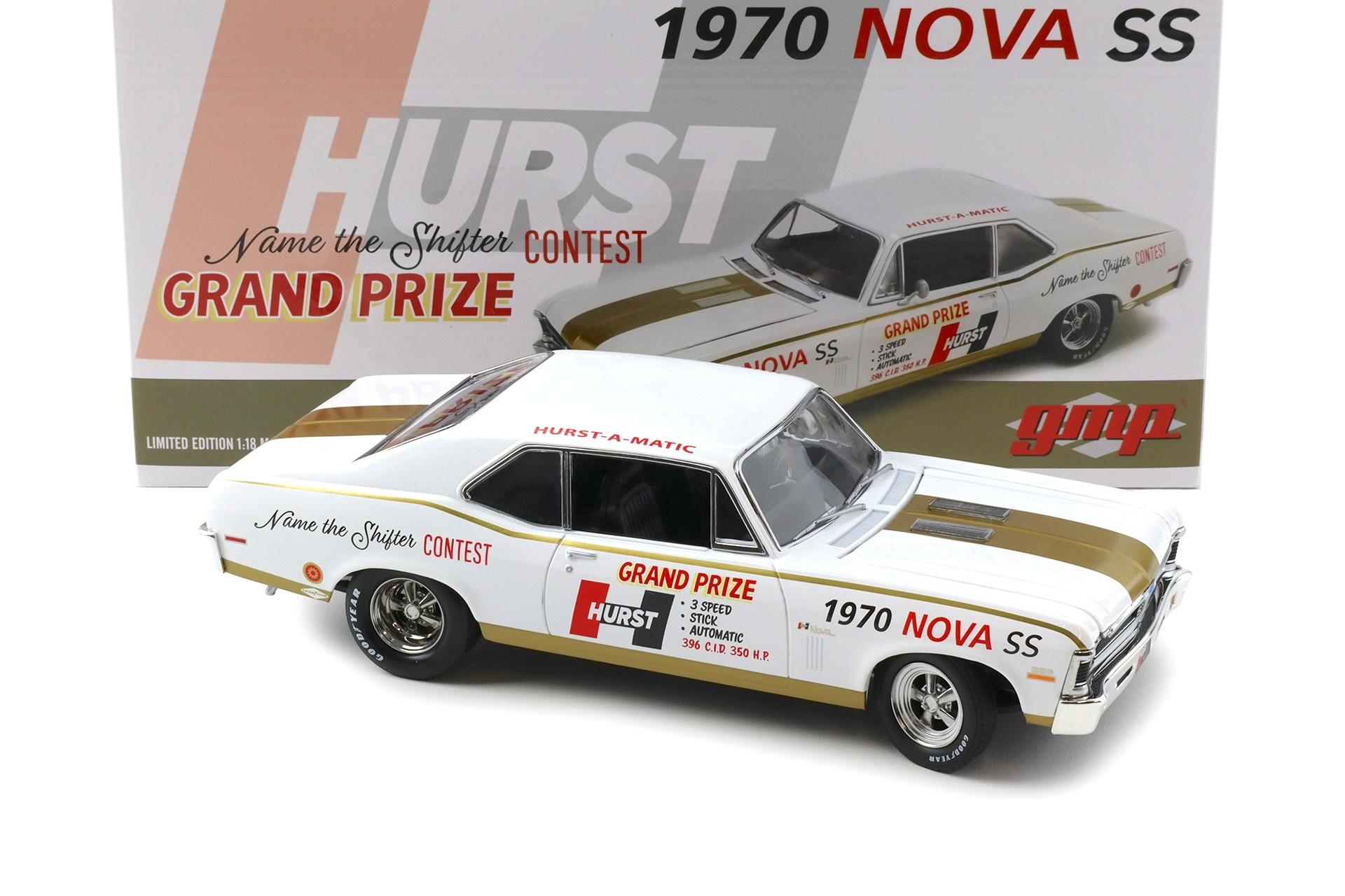 1:18 GMP 1970 Chevrolet Nova SS HURST 54th International 500 Mile Sweepstakes
