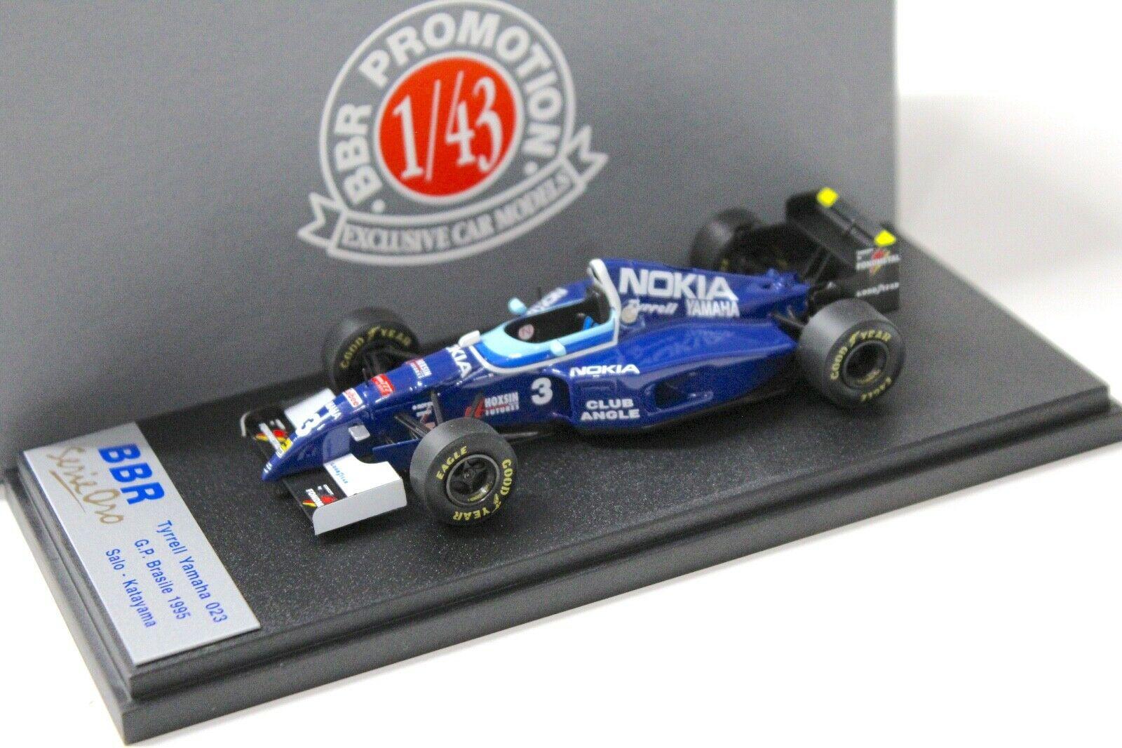 1:43 BBR () F1 Tyrrell Yamaha 023 GP Brazil 1995 Katayama #3