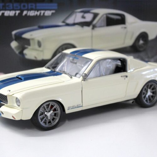 1:18 ACME 1965 Shelby GT350R Street Fighter white with blue stripes