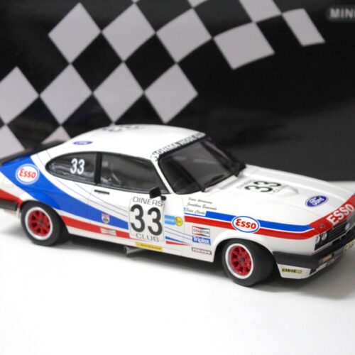 1:18 Minichamps Ford Capri 3.0S V.M. Woodman 3rd Place SPA 24h 1981 ESSO #33