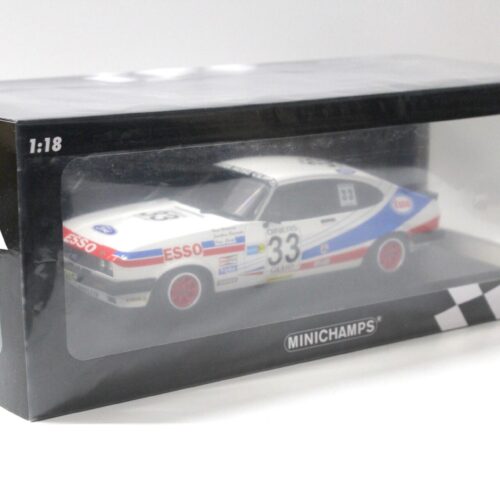 1:18 Minichamps Ford Capri 3.0S V.M. Woodman 3rd Place SPA 24h 1981 ESSO #33