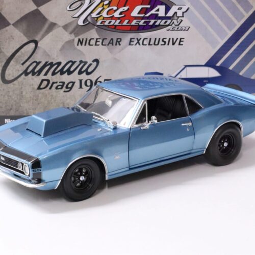 1:18 ACME 1967 Chevrolet Camaro DRAG OUTLAWS blue NICE CAR Limited 120 pcs.