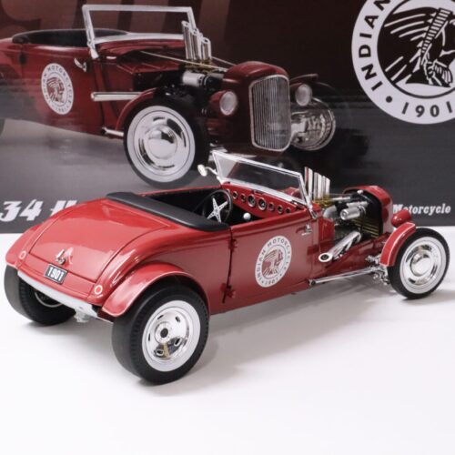 1:18 GMP 1934 Hot Rod Roadster *INDIAN MOTORCYCLE* dark red