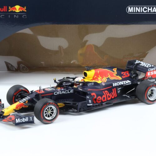 1:18 Minichamps Red Bull Racing Honda RB16B Max Verstappen Winner Monaco 2021