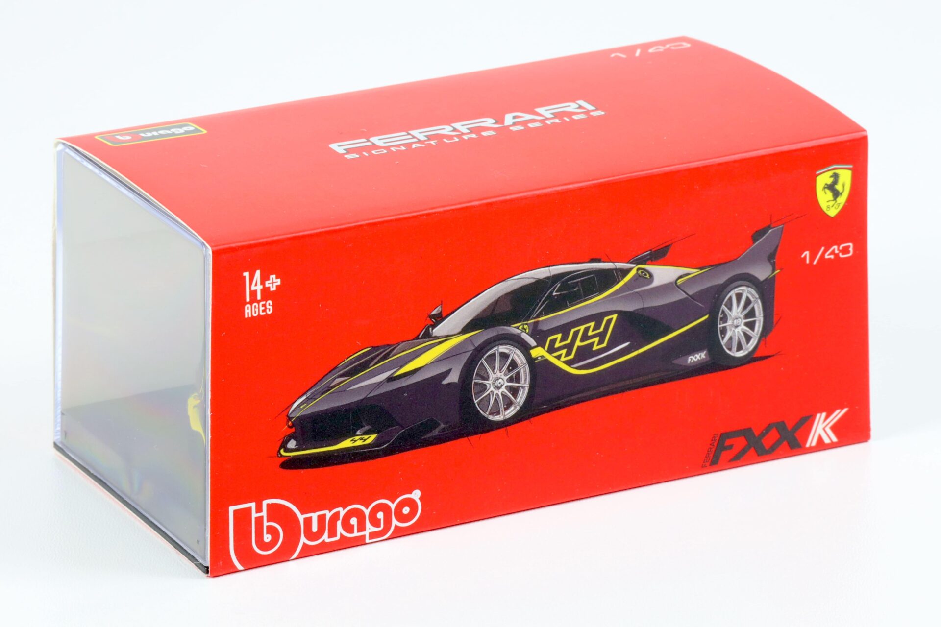 1:43 Bburago Signature Ferrari FXX-K #44 black/ yellow