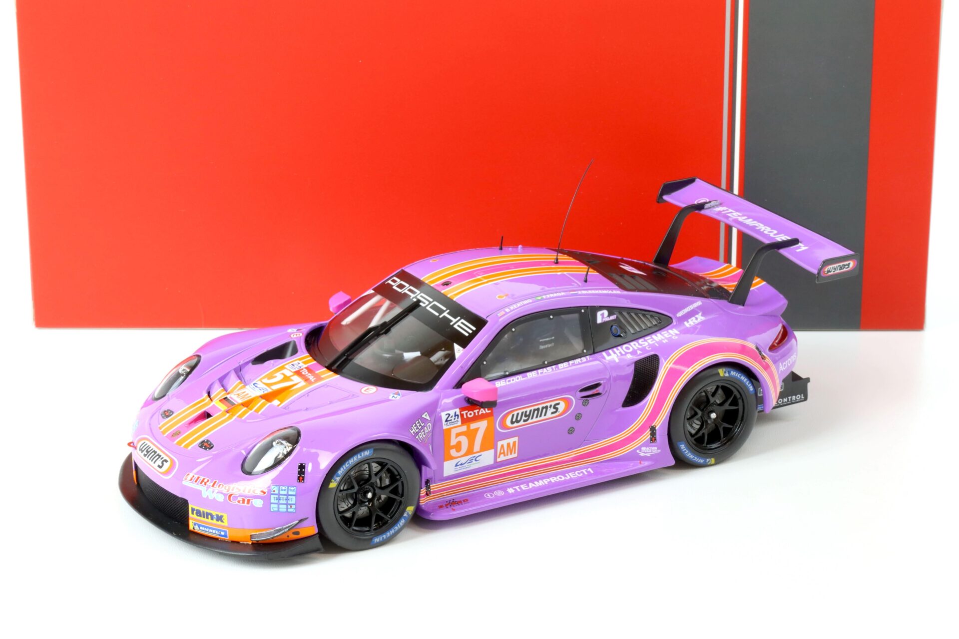 1:18 IXO Porsche 911 RSR #57 24h LeMans 2020 Bleekemolen, Fraga, Keating