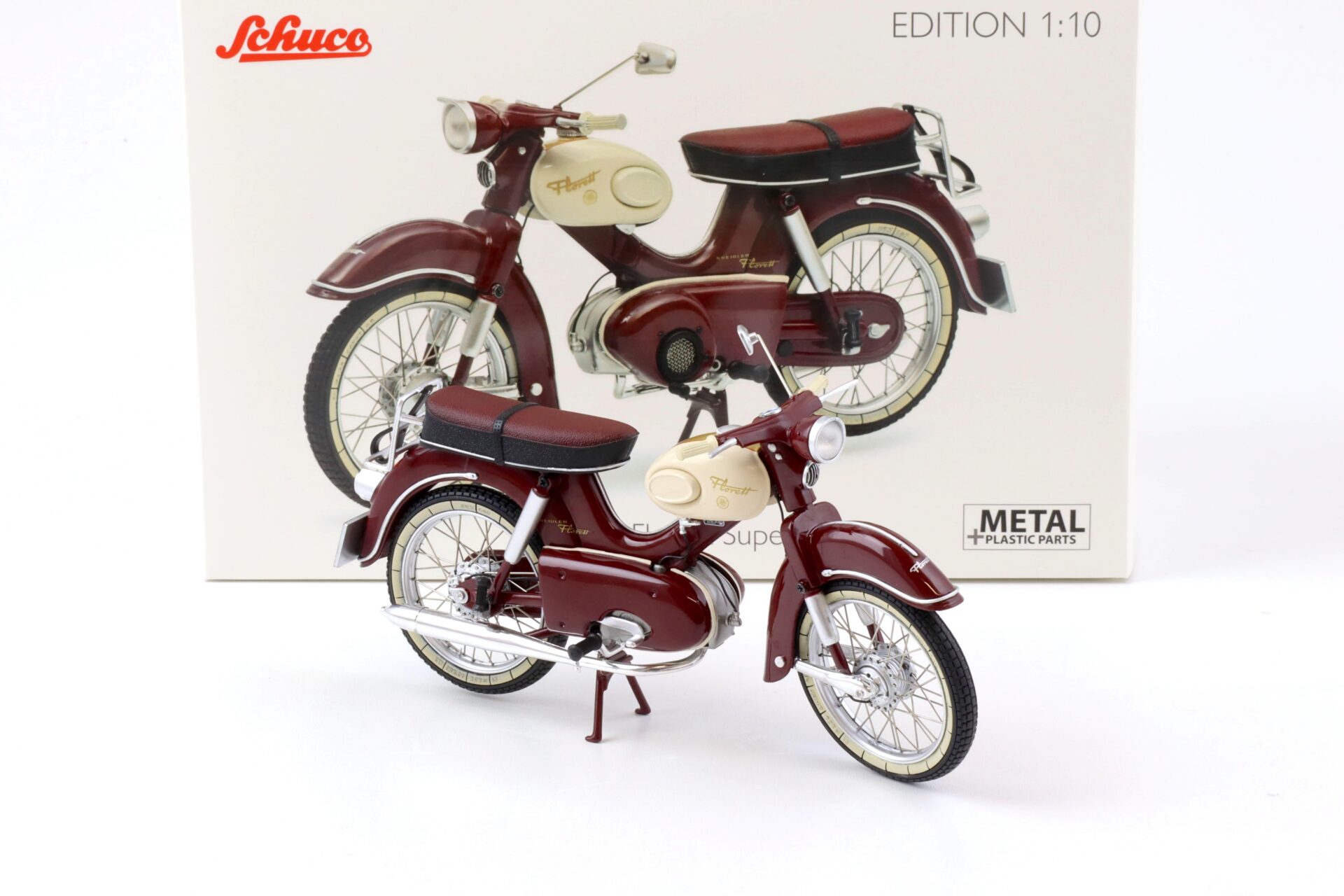 1:10 Schuco Kreidler Florett Super wine red