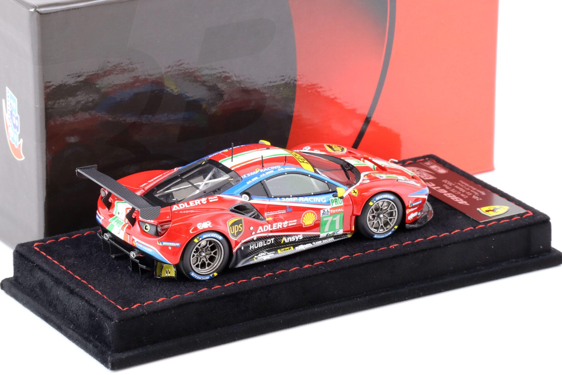 1:43 BBR Ferrari 488 LM GTE PRO #71 Team AF Corse 24h Le Mans 2020 - Limited 90 pcs.