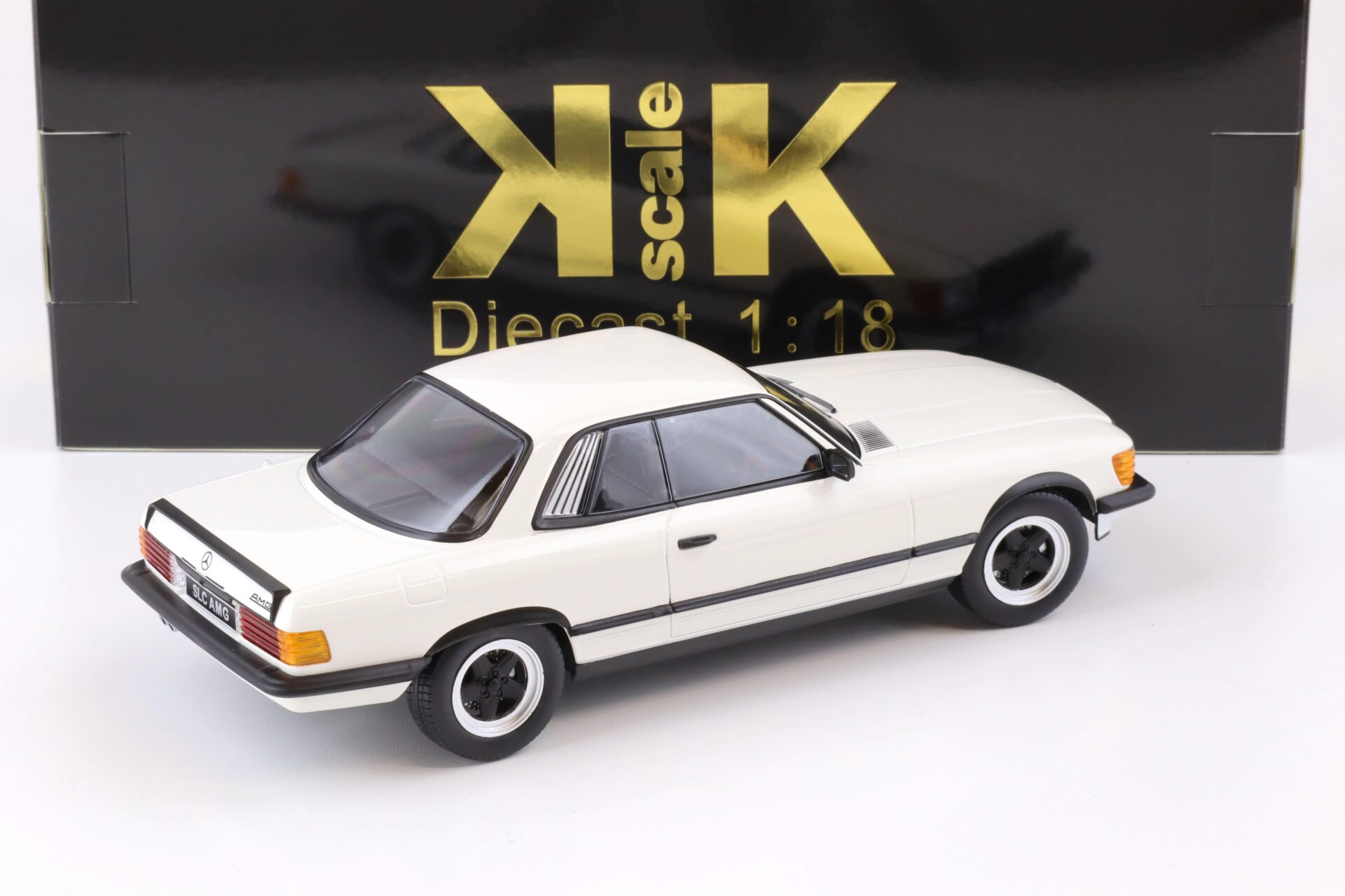1:18 KK-Scale Mercedes 500 SLC 6.0 AMG C107 Coupe 1985 white