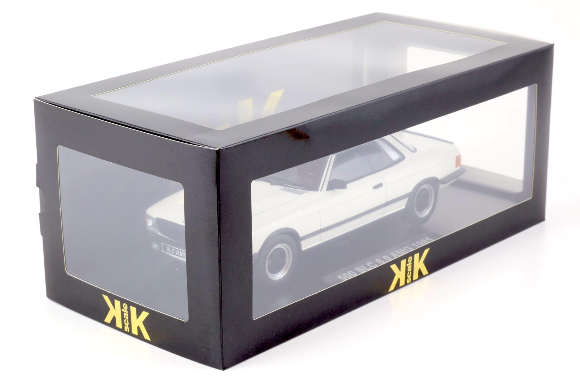 1:18 KK-Scale Mercedes 500 SLC 6.0 AMG C107 Coupe 1985 white