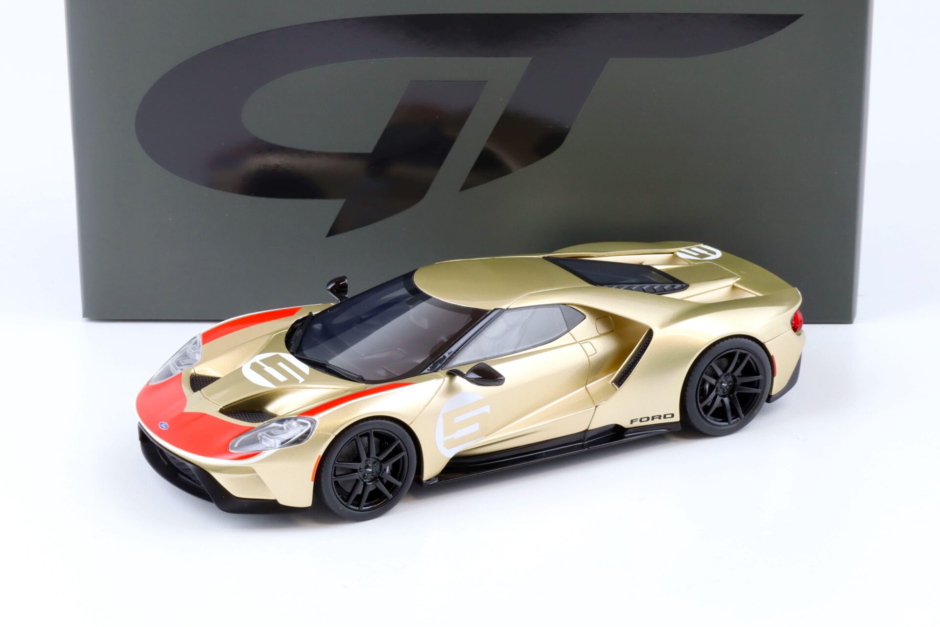 1:18 GT Spirit GT882 Ford GT Heritage Edition 2022 Hoolman Moody gold metallic/ red