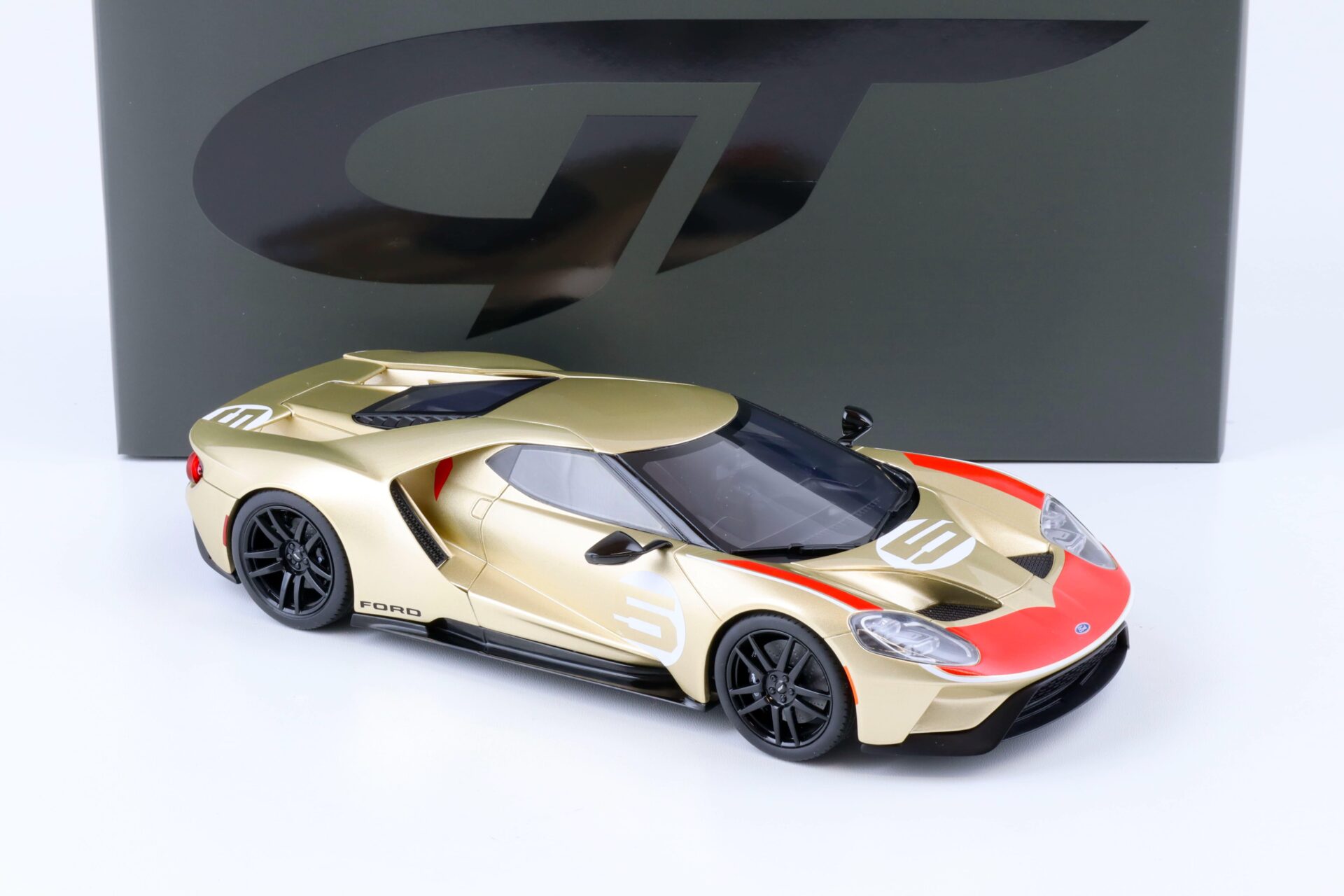1:18 GT Spirit GT882 Ford GT Heritage Edition 2022 Hoolman Moody gold metallic/ red