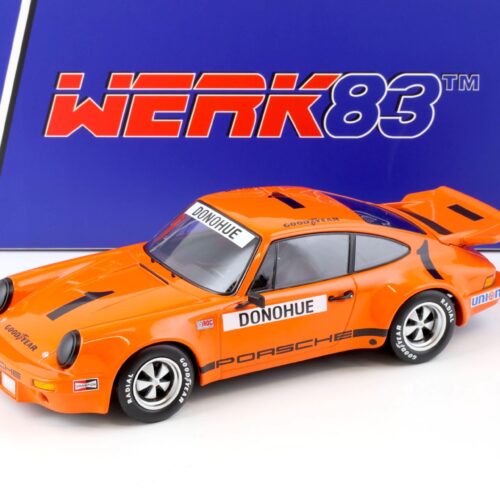 1:18 WERK83 Porsche 911 Carrera 3.0 RSR #1 Sieger IROC 1974 Mark Donohue orange