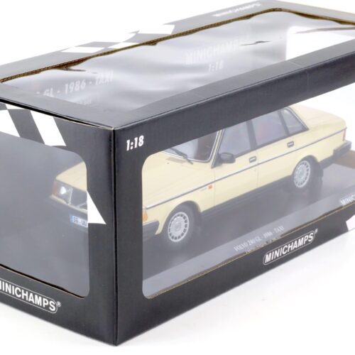1:18 Minichamps Volvo 240 GL Limousine 1986 beige TAXI - Limited 300 pcs.
