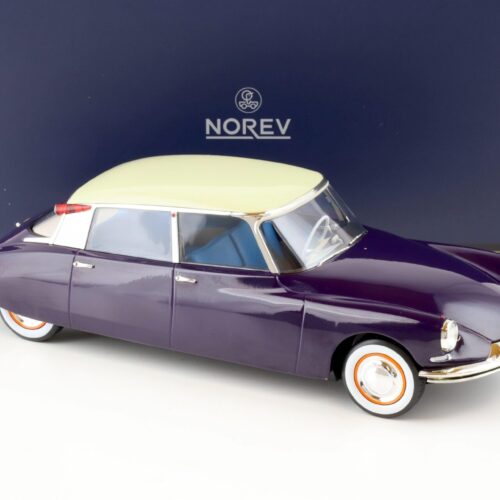 1:18 Norev Citroen DS 19 Aubergine & Champagne 1956 - Limited 400 pcs.