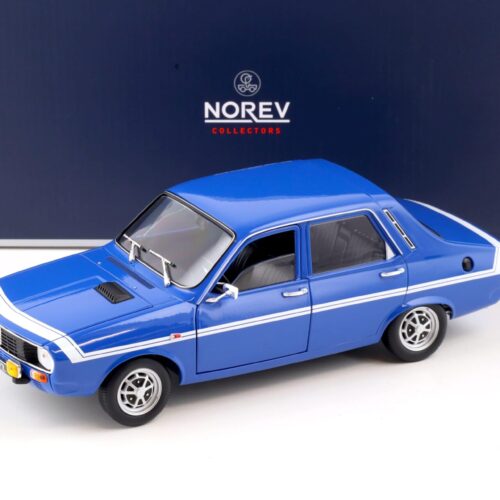 1:18 Norev Renault 12 Gordini without bumpers 1971 blue de France 185248