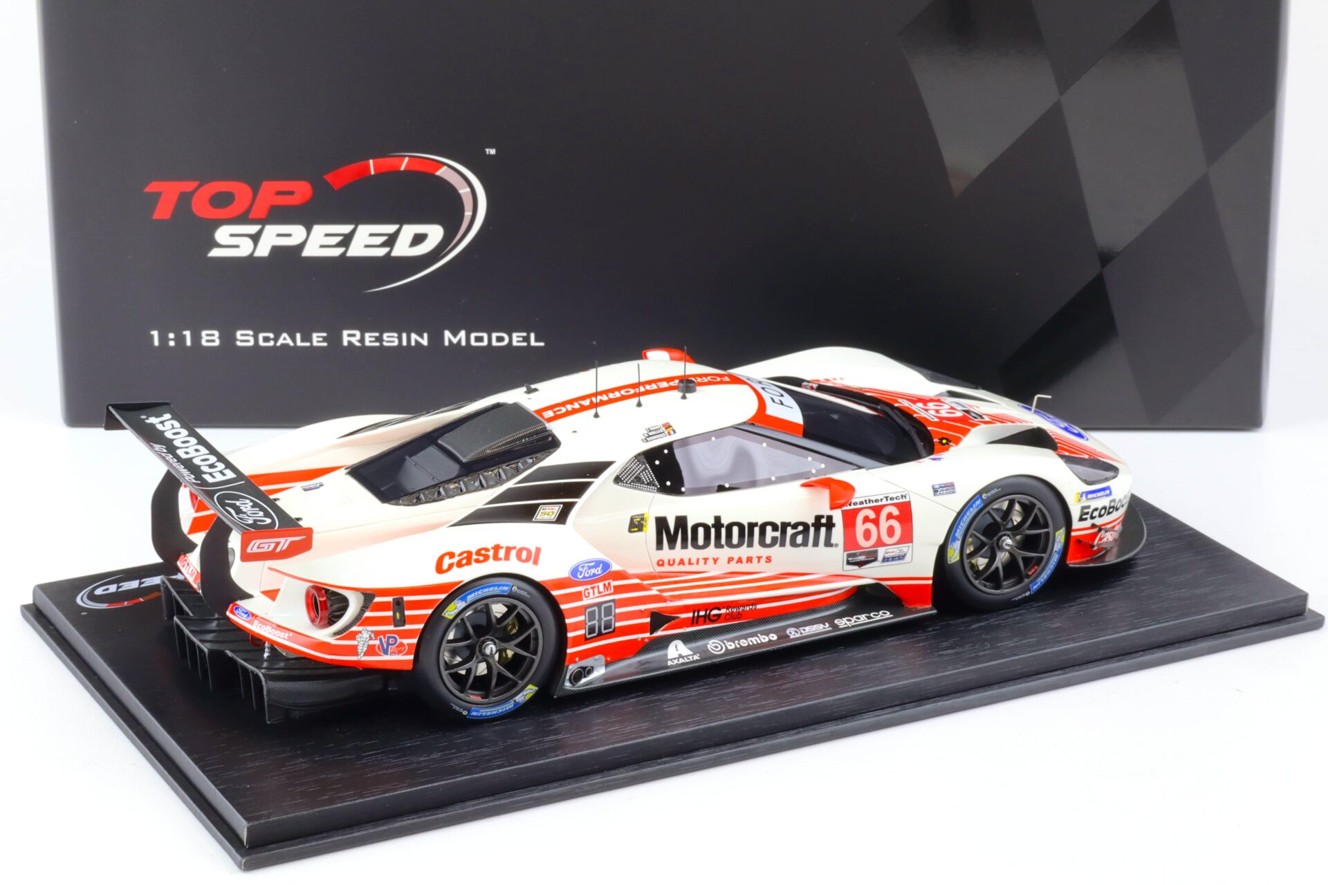 1:18 Top Speed Ford GT GTLM #66 Daytona 24h 2019 Chip Ganassi Team USA TS0227