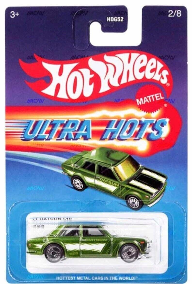 ID 88941 orig.jpg 1:64 Hot Wheels 2024 Ultra Hots 979F Datsun 510 green HRX09
