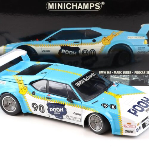 1:18 Minichamps BMW M1 Procar Pooh Jeans Marc Surer #90 Procar Series 1980