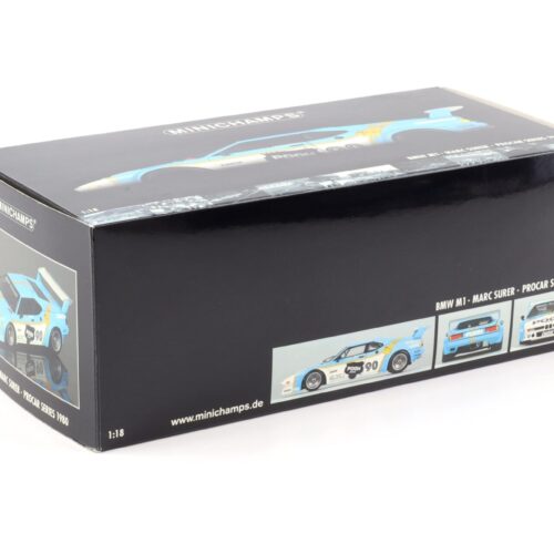 1:18 Minichamps BMW M1 Procar Pooh Jeans Marc Surer #90 Procar Series 1980