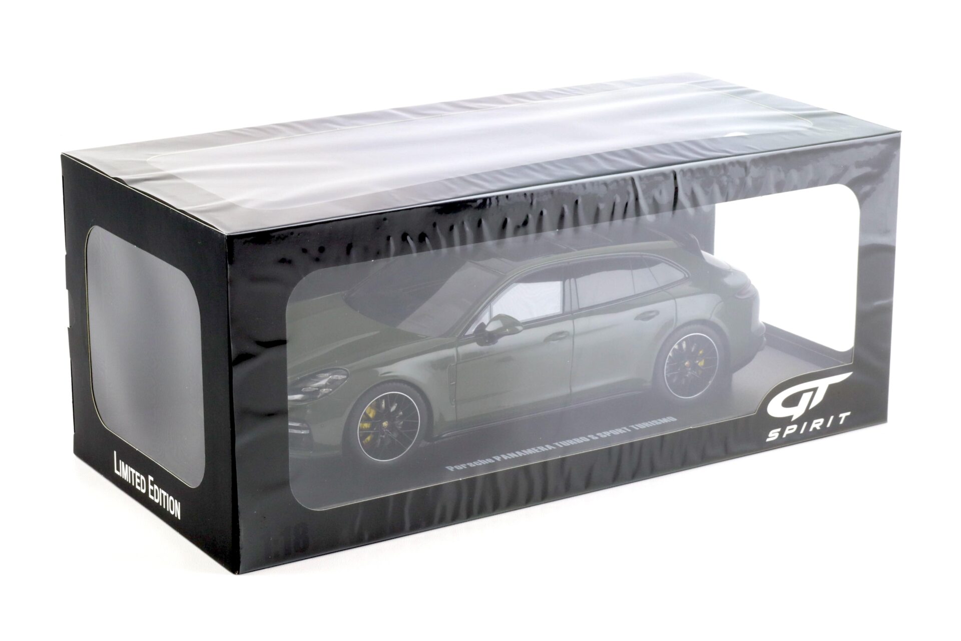 1:18 GT Spirit GT447 Porsche Panamera Turbo S Sport Turismo Nato olive 2021