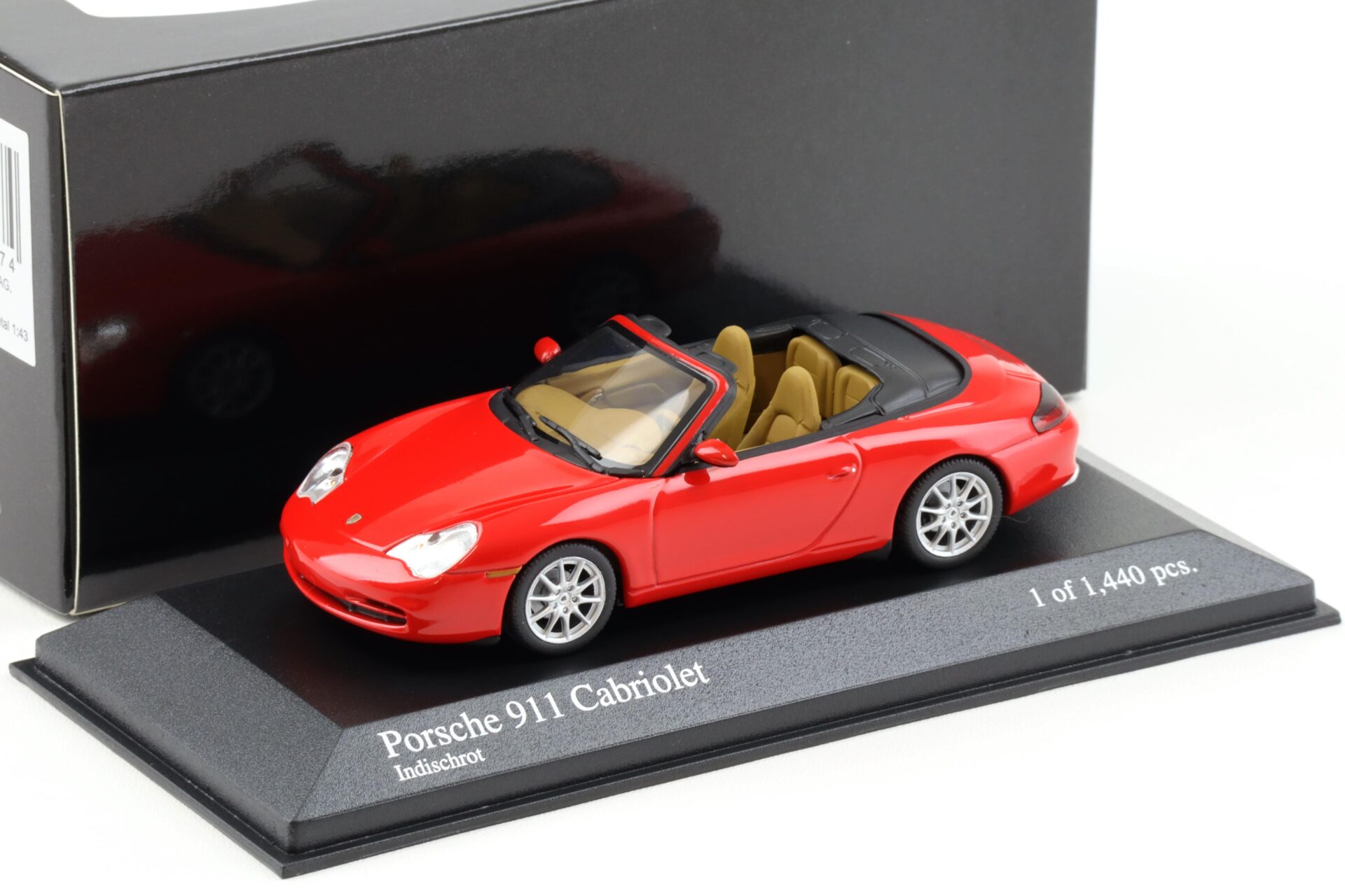1:43 Minichamps Porsche 911 996.II Carrera Cabriolet Indisch red