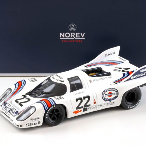 1:18 Norev Porsche 917K Winner 24h France 1971 Marko van Lennep #22 Martini Racing
