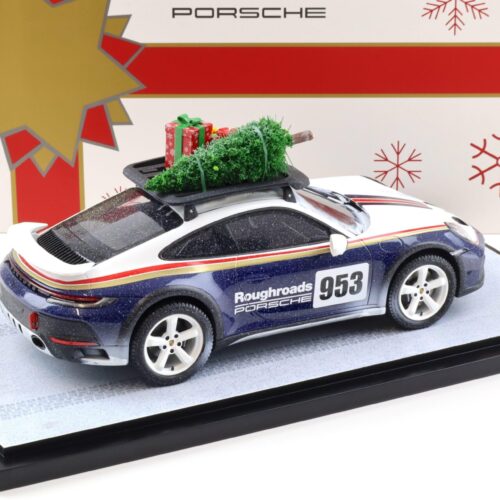 1:18 Spark Porsche 911 (992) Dakar Roughroads #953 XMAS snow WAP DEALER