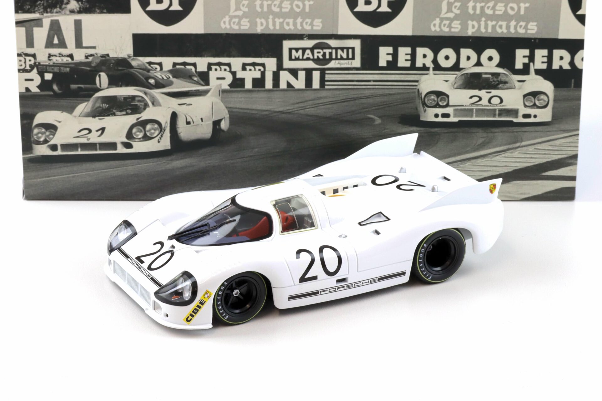 1:18 WERK83 Porsche 917/20 Kauhsen/ van Lennep 3h Le Mans 1971 #20 white