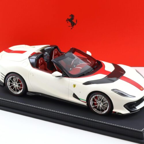 1:18 BBR Ferrari 812 Competizione A Aperta Bianco Italia matt - Limited 70 pcs.