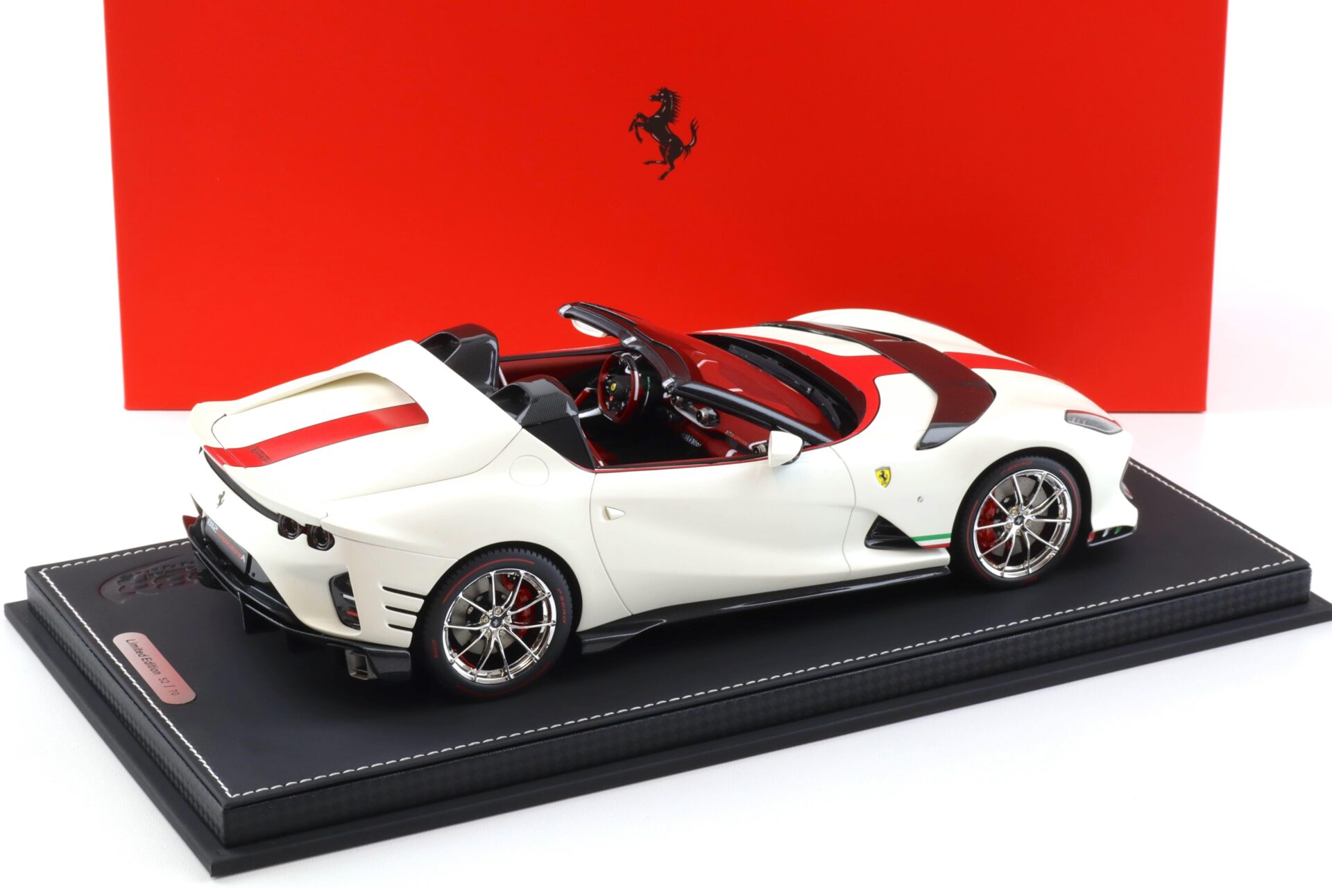 1:18 BBR Ferrari 812 Competizione A Aperta Bianco Italia matt - Limited 70 pcs.