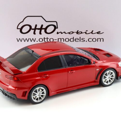 1:18 OTTO mobile OT1084 Mitsubishi Lancer EVO X FQ400 Sedan Orient red 2012