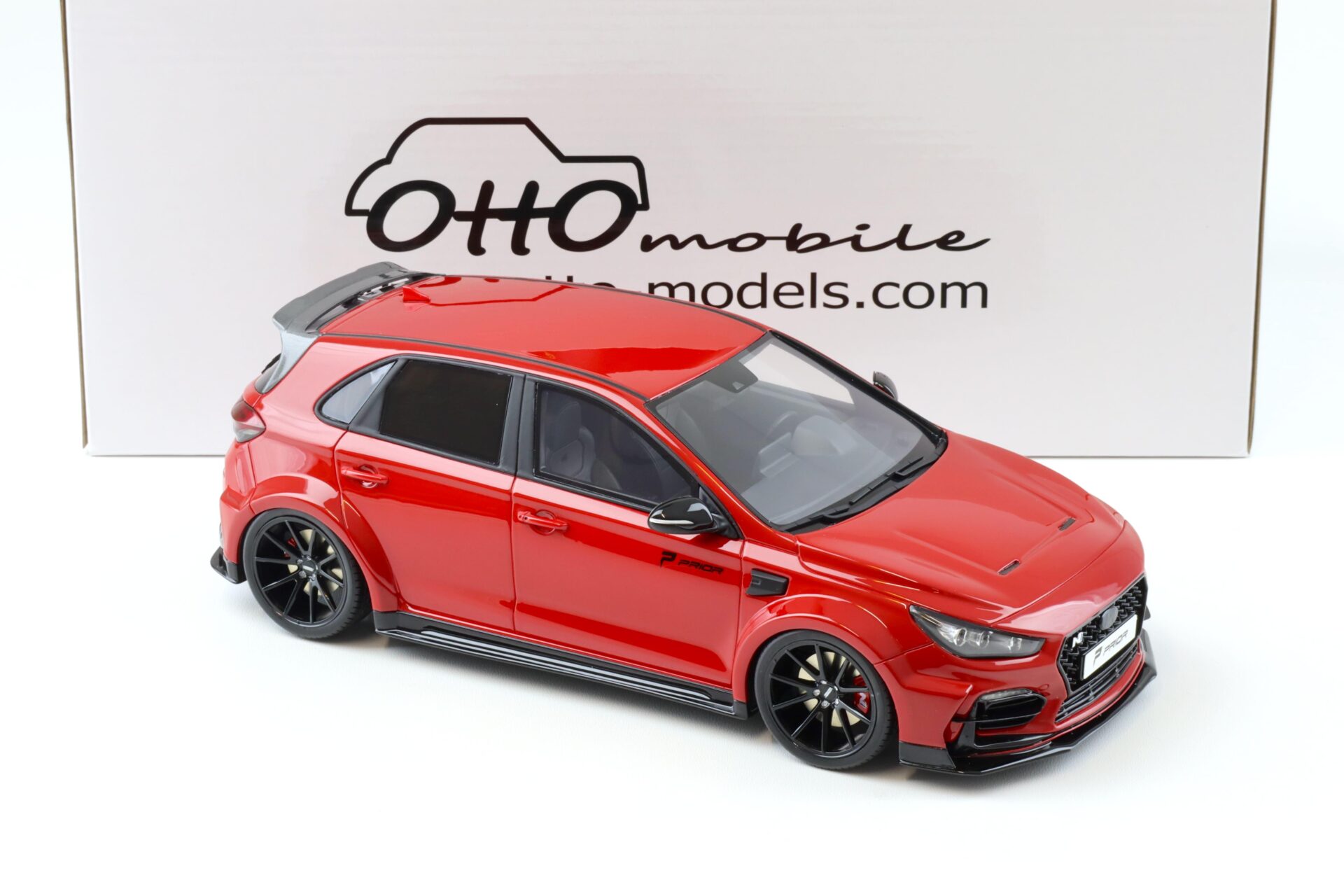 1:18 OTTO mobile OT1112 Hyundai PRIOR Design I30 N Tuners 2021 red