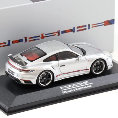 1:43 Minichamps Porsche 911 992 Turbo Sonderwunsch First Turbo silver WAP DEALER