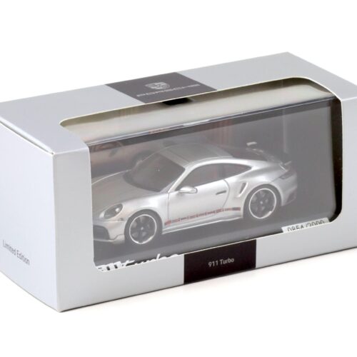 1:43 Minichamps Porsche 911 992 Turbo Sonderwunsch First Turbo silver WAP DEALER